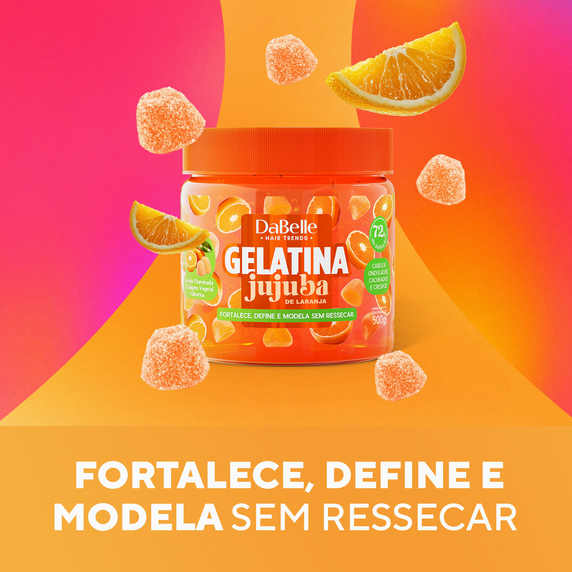 DaBelle Gelatina Jujuba Laranja-500g